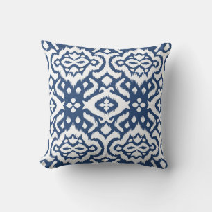 Rand. Ikat nahtloses Muster. Vintage Krawatte Kissen