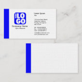 Rand (Logo) - Blau Visitenkarte (Vorne/Hinten)