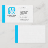 Rand (Logo) - Sky Blue Visitenkarte (Vorne/Hinten)