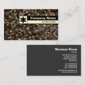 Rand markiert - Blossom Visitenkarte (Vorne/Hinten)