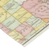 Rand McNally Eisenbahn-und Landkreis-Karte von Tischdecke (Schrägansicht)