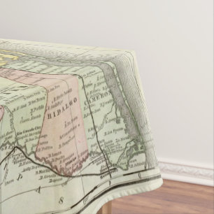 Rand McNally Eisenbahn-und Landkreis-Karte von Tischdecke