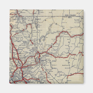 Rand McNally Junior Road Map Kalifornien und Nevad Magnet