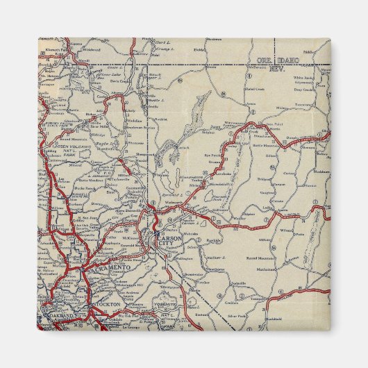 Rand McNally Junior Road Map Kalifornien und Nevad Magnet (Vorne)