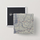 Rand McNally Offiziell 1925 Auto Trails Map Button (Vorne & Hinten)