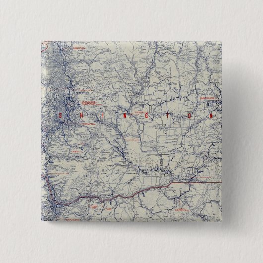 Rand McNally Offiziell 1925 Auto Trails Map Button (Vorderseite)