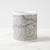 Rand McNally Offiziell 1925 Auto Trails Map Jumbo-Tasse (Vorderseite)