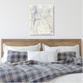 Rand McNally Offiziell 1925 Auto Trails Map Leinwanddruck (Insitu (Schlafzimmer))