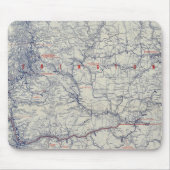 Rand McNally Offiziell 1925 Auto Trails Map Mousepad (Vorne)