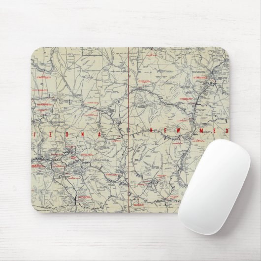 Rand McNally Offizielle 1925 Auto Trails Mousepad (Mit Mouse)