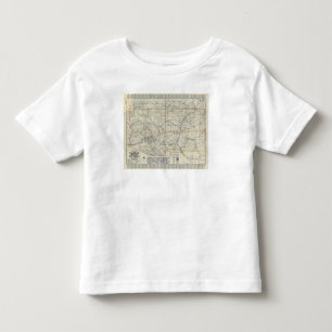 Rand McNally offizielle Auto-Spuren 1925 Kleinkind T-shirt