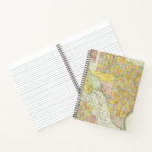 Rand McNally Railroad und Landkreis Map of Texas Notizblock (Innenseite)