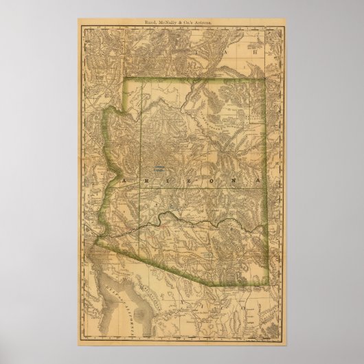 Rand McNally's Arizona Poster (Vorne)