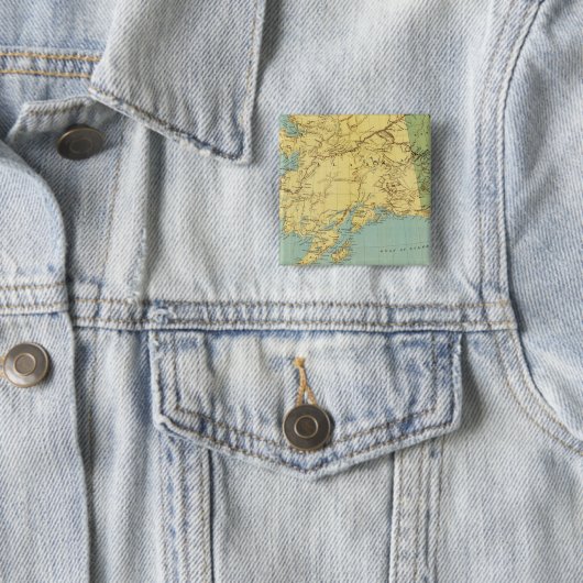 Rand McNallys Karte von Alaska Button (Beispiel)