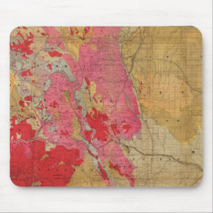 Rand McNallys neue geologische Karte Mousepad