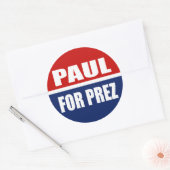 RAND PAUL 2012 RUNDER AUFKLEBER (Umschlag)