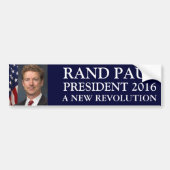 RAND PAUL 2016 AUTOAUFKLEBER (Vorne)