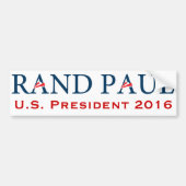 Rand Paul 2016 Autoaufkleber (Vorne)