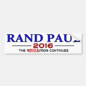 Rand Paul 2016 Autoaufkleber (Vorne)