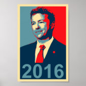 Rand Paul 2016 Obama Style Poster (Vorne)