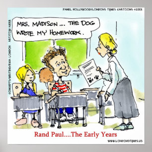 Rand Paul Die Jüngeren Jahre Lustiges Poster