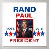 Rand Paul für den Präsidenten im Jahr 2016 Poster (Vorne)