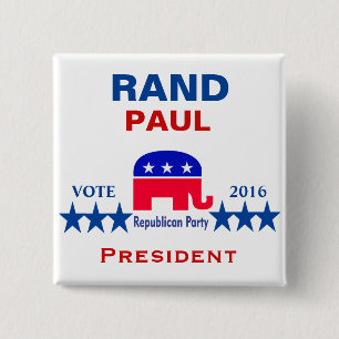 Rand Paul für Präsidenten 2016 Button