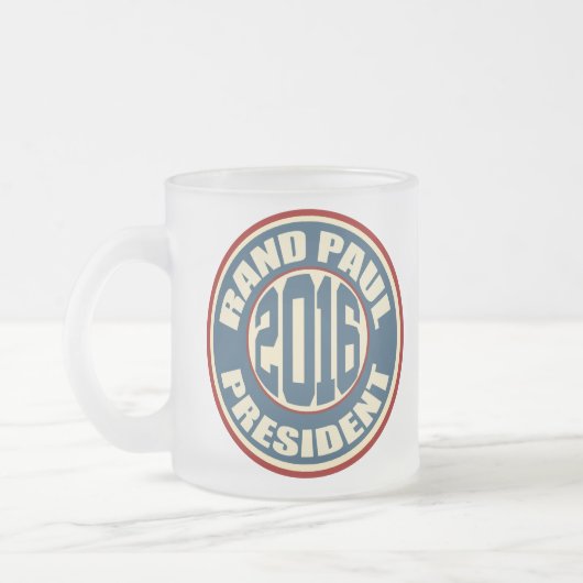 Rand Paul für Präsidenten 2016 Mattglastasse (Links)