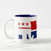 RAND PAUL FÜR SENAT ZWEIFARBIGE TASSE (Links)