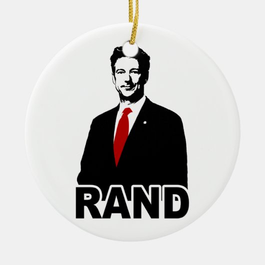 Rand Paul Keramik Ornament (Vorne)