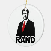Rand Paul Keramik Ornament (Links)