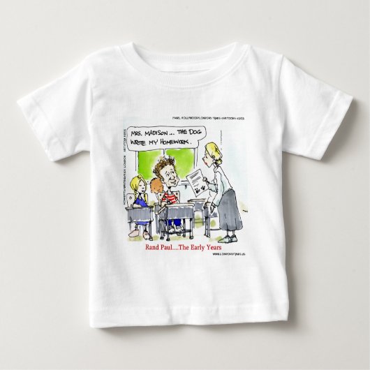 Rand Paul The Early Years Funny Baby T-shirt (Vorderseite)