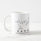 Rand-Peptidname-Tasse Kaffeetasse (Links)
