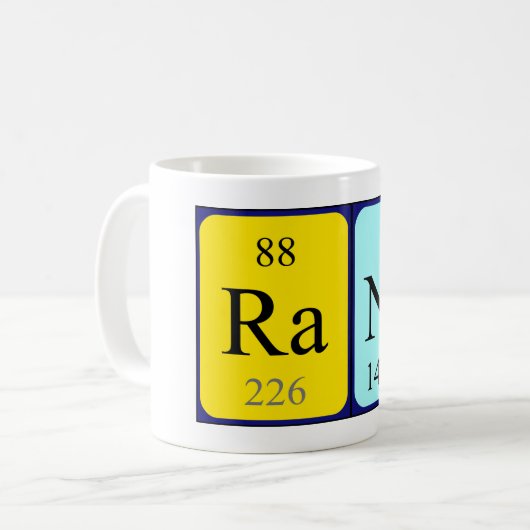 Rand Periodenname Tasse (Vorderseite Links)