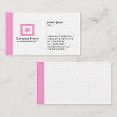 Rand - rosa visitenkarte (Vorne/Hinten)