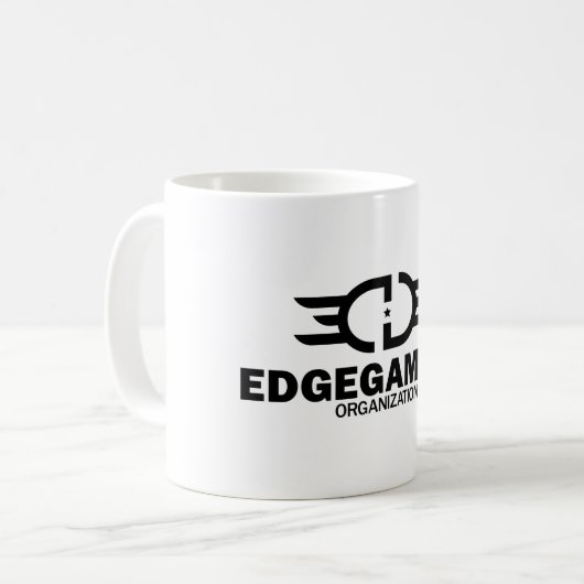 RAND schwarze Tasse (Vorderseite Links)