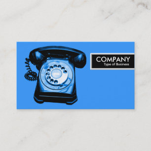 Rand-Umbau - blaue Hotline Visitenkarte