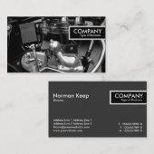 Rand-Umbau - klassischer Motorrad-Motor Visitenkarte (Vorne/Hinten)