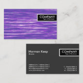 Rand-Umbau - lila Störung Visitenkarte (Vorne/Hinten)