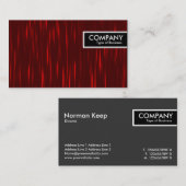 Rand-Umbau - rote Streifen Visitenkarte (Vorne/Hinten)