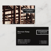 Rand-Umbau - Stahlrahmen-Bau Visitenkarte (Vorne/Hinten)