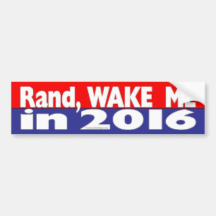 Rand, wecken mich im Jahre 2016 Autoaufkleber