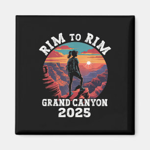 Rand zum North Rim Grand Canyon National Park 2025 Magnet