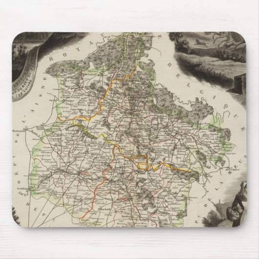 Randabbildungen Mousepad (Vorne)