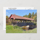 Randall Covered Bridge, Lyndon, Vermont Postcard Postkarte (Vorne/Hinten)