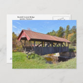 Randall Covered Bridge, Lyndon, Vermont Postcard Postkarte (Vorne/Hinten)