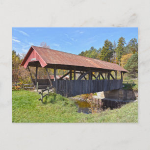 Randall Covered Bridge, Lyndon, Vermont Postcard Postkarte
