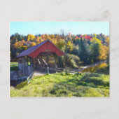 Randall Covered Bridge, Lyndon, Vermont Postkarte (Vorderseite)