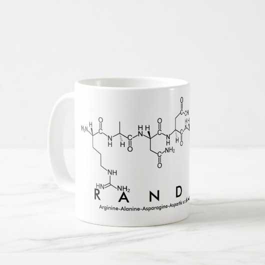 Randall Peptidname Tasse (Vorderseite Links)