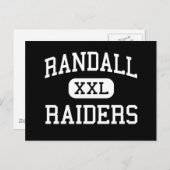 Randall - Raiders - High School - Amarillo Texas Postkarte (Vorne/Hinten)